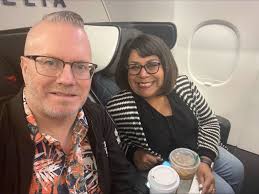 On our way for 5 days of celebrating our 40th wedding anniversary in  Waikiki.