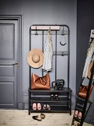 Pinnig Coat Rack With Shoe Storage Bench Black Ikea Bench With Shoe Storage Entryway Bench Storage Shoe Storage Bench Entryway