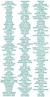 You can print the labels out and use them as square labels or grab a 2″ or 2.25″ circle hole punch and make. 200 Modern Craft Room Labels Hey Let S Make Stuff
