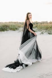 Schwarze brautkleider sind mittlerweile ein trend. Schwarze Hochzeitskleid Tull Brautkleid Schwarze Brautkleid Etsy