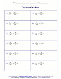 worksheets for fraction addition