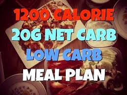 1200 Calorie 20g Net Carb One Week Low Carb Meal Plan Thus Your Body Burn Less Calories You Will Feel T Low Carb Meal Plan Calorie Meal Plan No Carb Diets