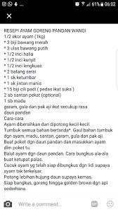 Resepi ayam goreng berempah ini sangat mudah. Resepi Ayam Pandan Kukus Pawtaste Com