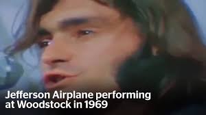 Jefferson Airplane performing at Woodstock in 1969