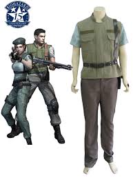 Resident Evil Chris·Redfield S.T.A.R.S. cosplay costume custom any size |  eBay