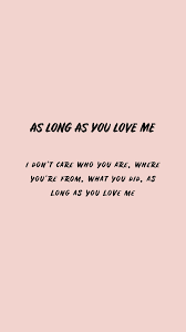 Backstreet Boys As Long As You Love Me Backstreet Boys Lyrics Backstreet Boys Songs Backstreet Boys