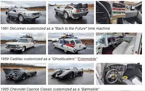 Our 200+ experts carefully select and verify more than 65,000 objects each week. Back To The Future Delorean Batmobile And Ectomobile Replicas Put Up For Sale By Us Marshals Wgn Tv