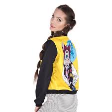 Black And Yellow Bandana Jacket Women S Dog Lover Black Yellow Bomber Jacket Habitout Jackets Jackets For Women Autumn Jacket Women