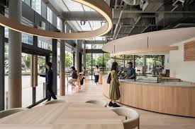I respect and love interiors which create 'experiences' out of otherwise ordinary moments. Blue Bottle Coffee Cafe In Yokohama Boasts Natural Materials