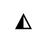 There are 15966 black white triangle for sale on etsy, and they cost $12.94 on average. Charbase Geometric Shapes