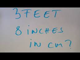 1 inch = 2.54 cm, to convert inches to centimeters that shows how many cm in an inch, multiply by 2.54. 3 Feet And 8 Inches In Cm Youtube