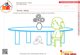 Juego interactivo en linea encima debajo para preescolar juegos de arriba abajo para ninos de preescolar tengo un juego by indicadores de desempenos 1 julissam pagoda from i0.wp.com juego interactivo para practicar el imperativo con power point de una manera más amena para el alumno en tus clases de ele. Encima Debajo 1 Logico Matematica 3 Anos Actividades De Aprendizaje Del Nino Logico Matematico Fichas