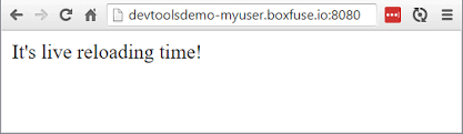 Started remotespringapplication in 1.24 seconds (jvm running for 1.802). Live Reloading Of Spring Boot Apps On Aws With Devtools Blog Boxfuse Immutable Infrastructure Made Easy