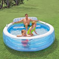 Intex Swim Center Family Lounge Pool 57190ep Family Lounge Pool Pool Lounge Family Pool