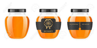 Download Realistic Transparent Glass Jar With Honey Food Bank Honey Stock Photo Picture And Royalty Free Image Image 103360998