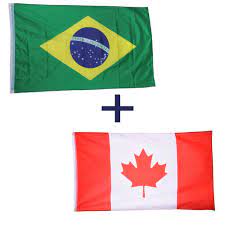 Conceito e bandeira do canadá: 2 Bandeiras Brasil Canada 150x90cm Kaellis Shop
