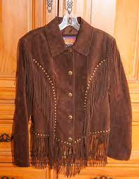 Cripple Creek Women S Leather Suede Twisted Fringe Chocolate Brown Jacket Fringe Leather Jacket Brown Jacket Suede Fringe Skirt