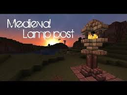 Medieval Minecraft Lamp Streetlights Minecraft Medieval Minecraft Minecraft Bridges