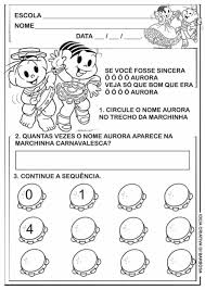 Marchinha is one of several genres of music typical of brazilian carnival in rio de janeiro and southeast region of brazil. 69 Atividades De Carnaval Para Imprimir Gratis