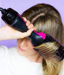 Sleek Blowout At Home In Under 25 Mins With Affordable Tools Belle Meets World Hair Dryer Brush Revlon Hair Dryer Blowout Hair Tutorial