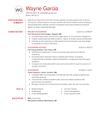 Highest grades in relevant courses, including intermediate financial accounting, managerial. Project Accountant Resume Example Accountant Livecareer