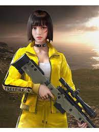 In free fire's story, some of these characters were kidnapped by the ff organization to do experiments on and some came to the island in order to get rich. Garena Free Fire Yellow Kelly Jacket Hjacket