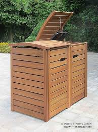 2er Mulltonnenbox Fur 120 Liter Abfalltonnen Aufbewahrung Garten Mulltonnenbox Diy Gartenbau