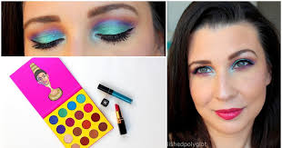 Makeup Mermaid Look for Halloween Using Juvia's Place Masquerade Palette