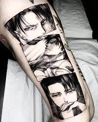 Anime Tattoos Spicedchaix20 In 2021 Anime Tattoos Attack On Titan Tattoo Levi Tattoo