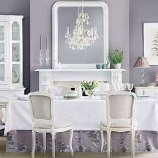 Lavender And White Dining Room Dining Room Decorating Ideal Home Traditional Dining Rooms Dining Room Design Dining Room Small
