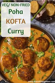 Veg Poha Kofta Curry Recipe Non Fried Step By Step Recipe Recipe Kofta Recipe Vegetarian Indian Food Recipes Vegetarian Kofta Recipe