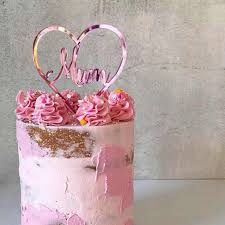 These diy birthday cake toppers take any it needn't be elaborate—kids will be happy with a small party as long as they are made to feel. Buy Acrylic Cake Topper Heart Mom Decoration Diy Mother S Day Cake Topper Card At Affordable Prices Free Shipping Real Reviews With Photos Joom