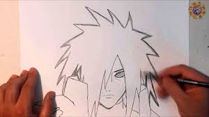 How To Draw Uchiha Madara Naruto Madara Uchiha Drawing Tutorial Uchiha