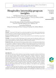 Check spelling or type a new query. Https Www Emerald Com Insight Content Doi 10 1108 Whatt 12 2019 0079 Full Pdf Title Hospitality Internship Program Insights