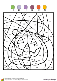 Über 7 millionen englischsprachige bücher. Coloriage Magique Multiplication Une Citrouille Pour Halloween
