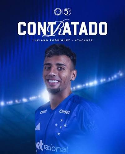 Cruzeiro anunciou a contrata&ccedil;&atilde;o de Lucho Rodriguez. Contrato por emprestimo at&eacute; julho de 2027 ✍🏼