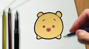 Dibujos faciles para dibujar, colorear o imprimir. Como Dibujar Winnie The Pooh En La Version Disney Tsum Tsum Youtube
