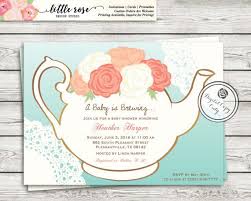 Garden Tea Party Baby Shower Invitation A Baby Is Brewing Invite Gender Neutr Tea Party Baby Shower Invitations Party Invite Template Tea Party Baby Shower
