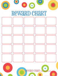 dots reward chart printable reward charts reward chart