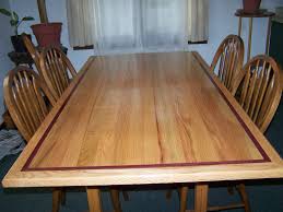 Dinningroom Table With Purple Heart Wood Inlay Purple Heart Wood Dining Room Table Wood Inlay