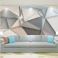 Stylish Modern 3d Abstract Geometric Wallpaper Home Or Business Geometric Wallpaper Home Living Decor Custom Photo Wallpaper