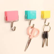 Super Strong Metal Magnetic Hook Hanger Microwave Refrigerator Magnet Hook Magnetic Key Holder Refrigerator Magnets Magnets