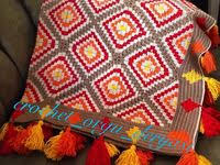 Bohemian Blanket Battaniye Koltuklar Orgu