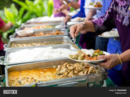You can adjust the fonts and color themes, as well. Food Buffet Catering Image Photo Free Trial Bigstock