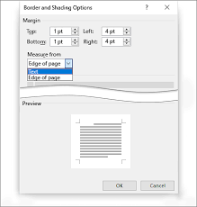 This is a sample template in microsoft word. Add A Border To A Page Office Support