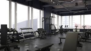 3d Model Of Gym 3d Model Workout Machines Model