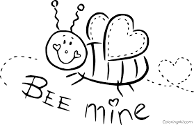 Download Be My Valentine Coloring Pages Coloringall