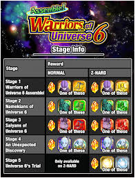 Will you be able to conquer those who stand against you? Assemble Warriors Of Universe 6 News Dbz Space Dokkan Battle Global