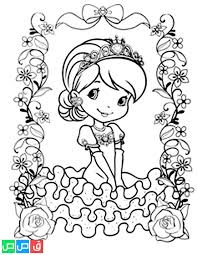 رسومات للتلوين للبنات أكثر من مائة صورة جاهزة للطباعة قصص اطفال Birthday Coloring Pages Cartoon Coloring Pages Coloring Books
