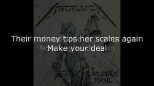 Power wolves beset your door. Metallica And Justice For All Lyrics Hd Youtube